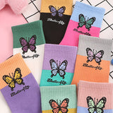 Boxtoday Gift Pastel Butterfly Socks