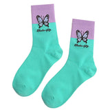 Boxtoday Gift Pastel Butterfly Socks