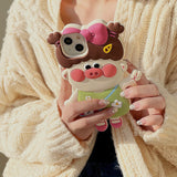 Boxtoday Gift Cute Pig Girl IPhone Case