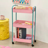 Boxtoday Pink 3-Layer Storage Shelf