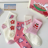 Boxtoday Gift Naturally Sweet Pink Aesthetic Socks