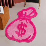 Boxtoday Gift Pink Money Bag Tufted Rug