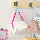 Boxtoday Pink Hanging Tissue Holder