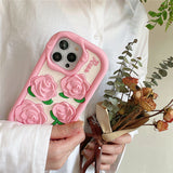 Boxtoday Gift Pink Roses iPhone Case