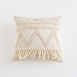 Boxtoday Beige Boho Tufted Cushion Cover