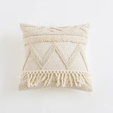 Boxtoday Beige Boho Tufted Cushion Cover