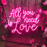 Boxtoday All You Need Is Love Wedding Neon Sign