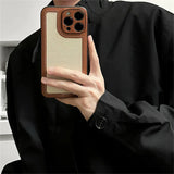 Boxtoday Gift Preppy Brown IPhone Case