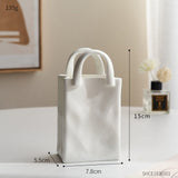 Boxtoday Gift Nordic Porcelain Bag Shaped Vase