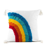 Boxtoday Rainbow Tassels Cushion Cover