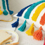 Boxtoday Rainbow Tassels Cushion Cover