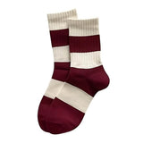 Boxtoday Gift Red & Beige Striped Socks