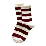 Boxtoday Gift Red & Beige Striped Socks