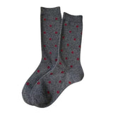 Boxtoday Gift Cozy Red and Grey Patterned Socks