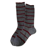 Boxtoday Gift Cozy Red and Grey Patterned Socks