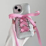 Boxtoday Gift Balletcore Ribbon Lace Up iPhone Case