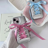 Boxtoday Gift Balletcore Ribbon Lace Up iPhone Case