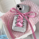 Boxtoday Gift Balletcore Ribbon Lace Up iPhone Case