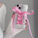 Boxtoday Gift Balletcore Ribbon Lace Up iPhone Case