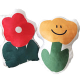 Boxtoday Happy Flower Decorative Pillow