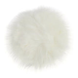 Boxtoday Faux Fur Round Seat Cushion