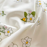 Boxtoday Sage Green Wildflowers Bedding Set