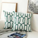 Boxtoday Sage Green Patterns Cushion Cover