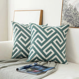 Boxtoday Sage Green Patterns Cushion Cover