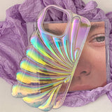 Boxtoday Gift Seashell Holographic iPhone Case