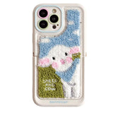 Boxtoday Gift Sheep Embroidered iPhone Case