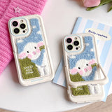 Boxtoday Gift Sheep Embroidered iPhone Case