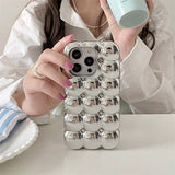 Boxtoday Gift Silver Bubble iPhone Case