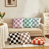 Boxtoday Checkered Cushion Cover