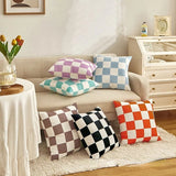 Boxtoday Checkered Cushion Cover