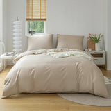 Boxtoday Simple Soft Cotton Duvet Cover & Sham Set