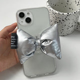 Boxtoday Gift Sliver Bow iPhone Case