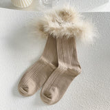 Boxtoday Gift Coffee Cream Fluffy Socks