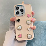 Boxtoday Gift Soft Girl Aesthetic Hearts iPhone Case