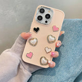 Boxtoday Gift Soft Girl Aesthetic Hearts iPhone Case