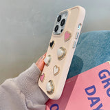 Boxtoday Gift Soft Girl Aesthetic Hearts iPhone Case