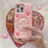 Boxtoday Gift Squishy Pig iPhone Case