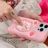 Boxtoday Gift Squishy Pig iPhone Case