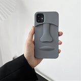 Boxtoday Gift Stone Statue 3D iPhone Case