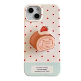 Boxtoday Gift Strawberry Swiss Roll iPhone Case