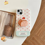 Boxtoday Gift Strawberry Swiss Roll iPhone Case