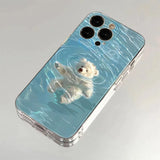 Boxtoday Gift Swimming Bear iPhone Case