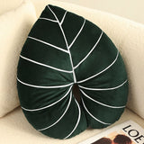 Boxtoday Tropical Leaves Plush Cushion