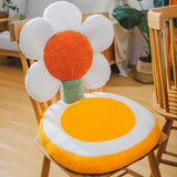 Boxtoday Terry Flowers Plush Seat Cushion