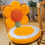 Boxtoday Terry Flowers Plush Seat Cushion