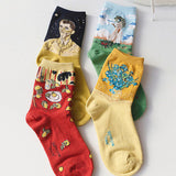 Boxtoday Gift 2.0 Art Series 4 Pack fuzzy socks